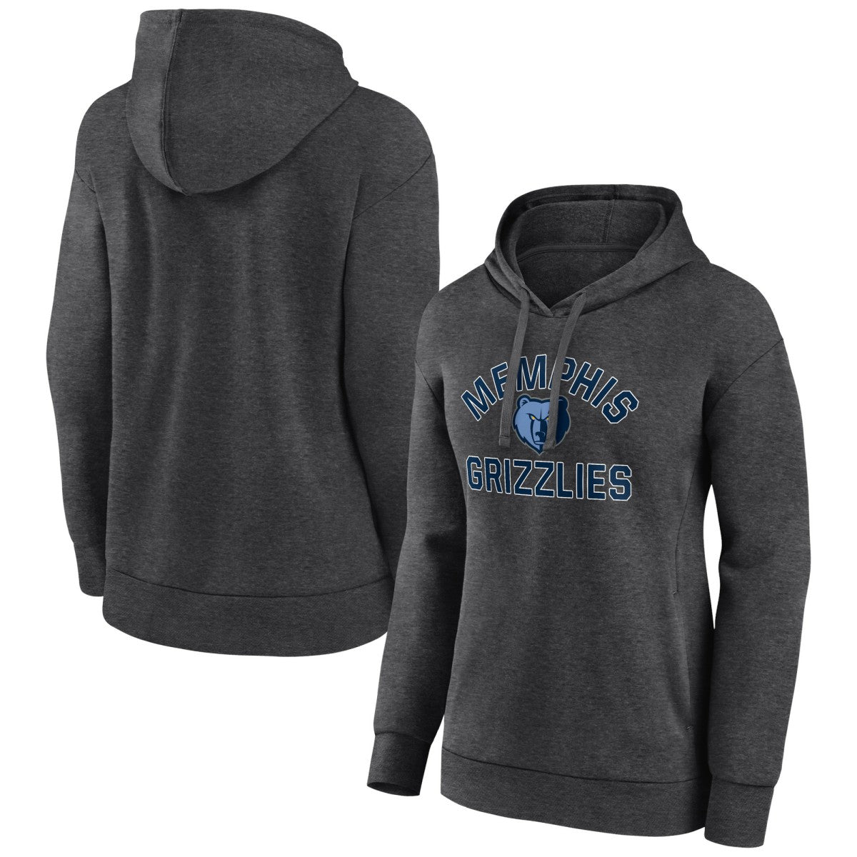 Memphis Grizzlies Women's Overtime Pullover Hoodie Charcoal