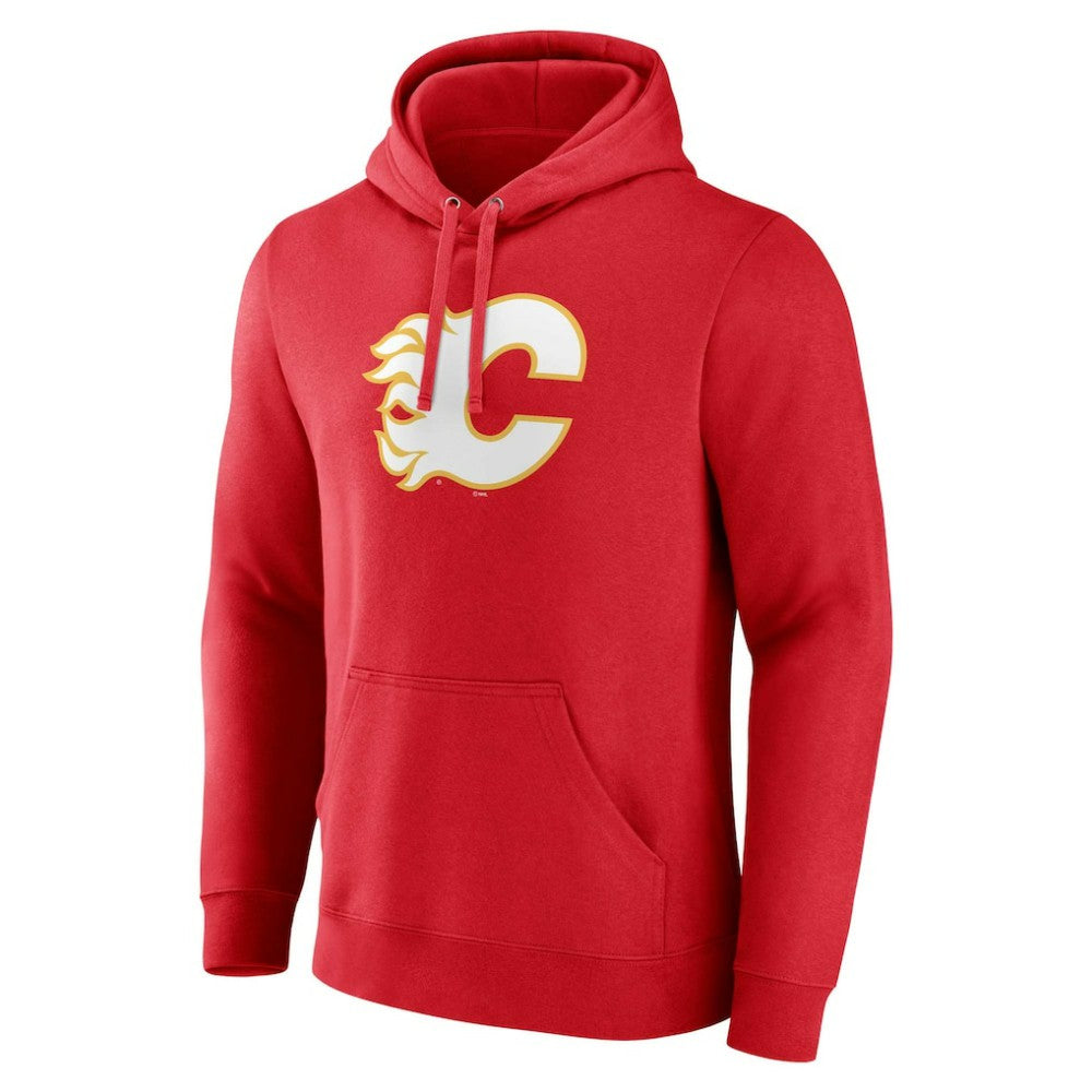 Calgary Flames Fanatics Primary Team Logo Pullover Hoodie - Red | Fanatics sale
