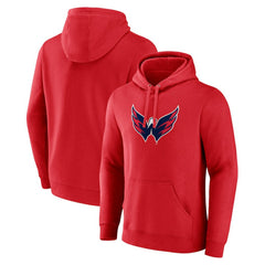 Washington Capitals Fanatics Primary Logo Pullover Hoodie - Red | Fanatics sale