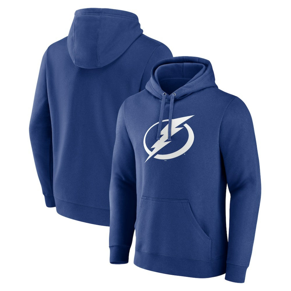 Tampa Bay Lightning Fanatics Primary Logo Pullover Hoodie - Blue | Fanatics online