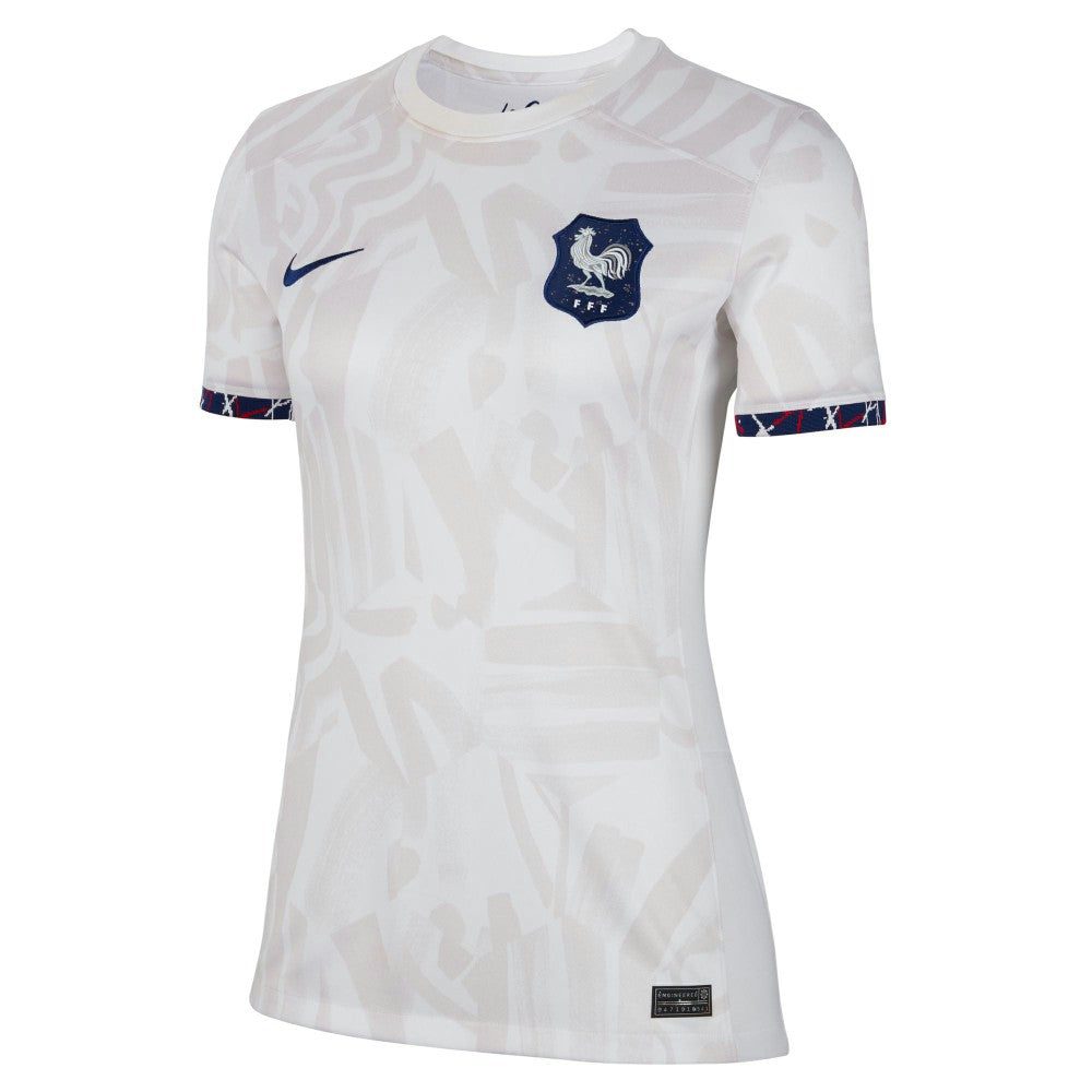 Nike - France Women's National Team Women's 2023 Away Stadium Replica Jersey - White