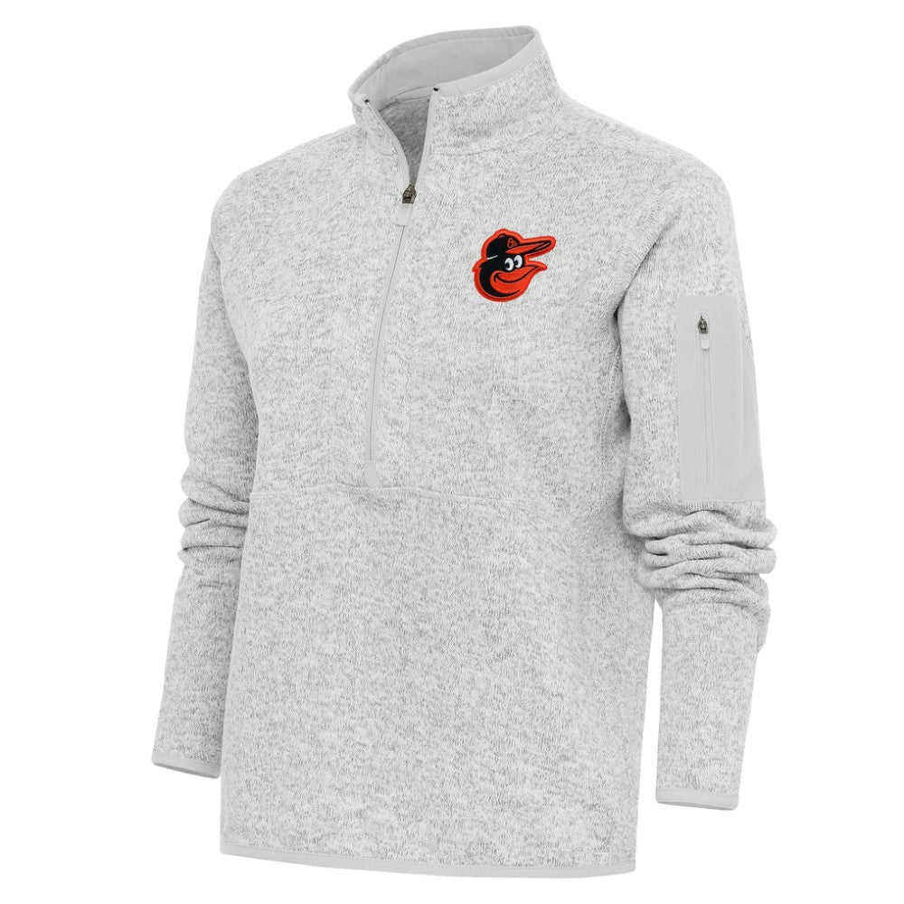 Baltimore Orioles Antigua Women's Logo Fortune Quarter-Zip Pullover Jacket Near Me