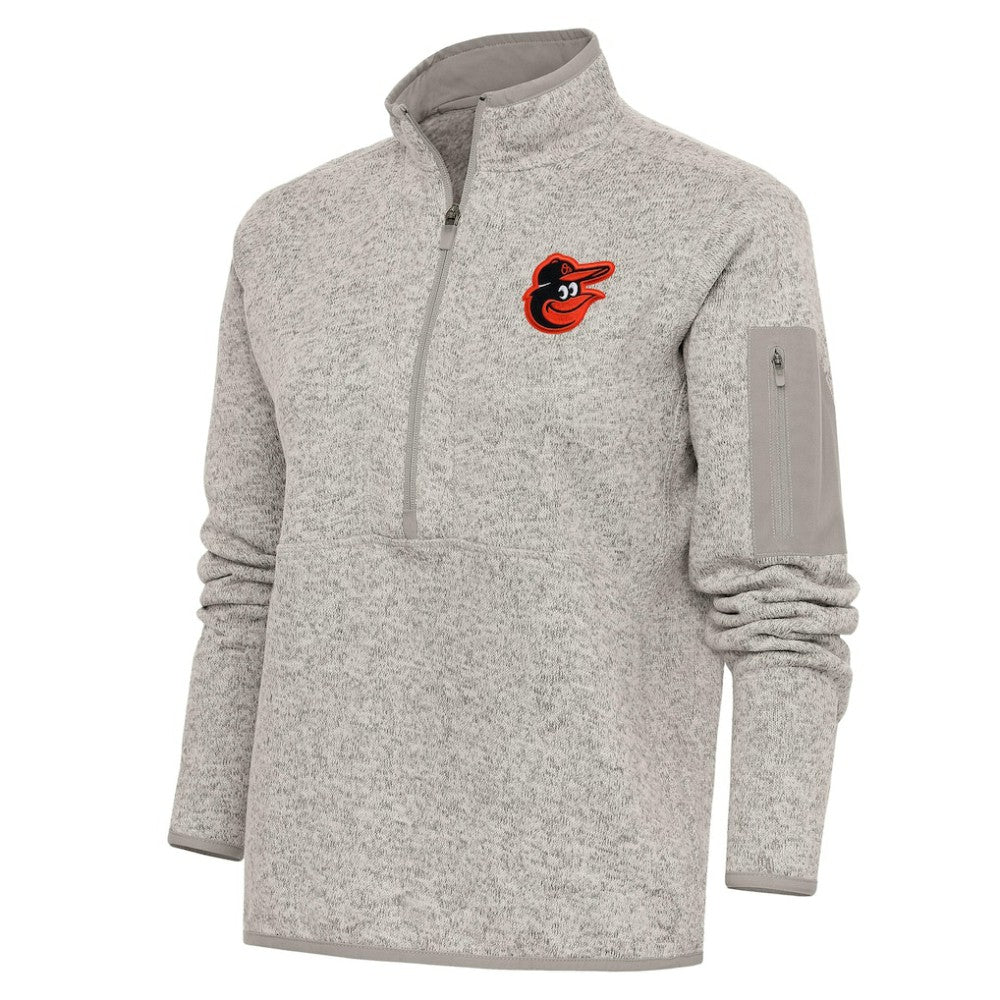 Baltimore Orioles Antigua Women's Logo Fortune Quarter-Zip Pullover Jacket Online