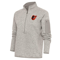 Baltimore Orioles Antigua Women's Logo Fortune Quarter-Zip Pullover Jacket Online
