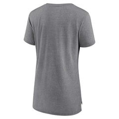 Atlanta Hawks Women's Heritage Tri-Blend T-Shirt Heather Gray