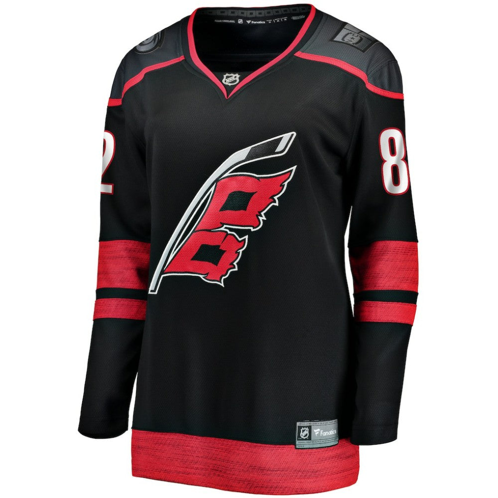Jesperi Kotkaniemi Carolina Hurricanes Fanatics Women's Home Breakaway Player Jersey - Black | Fanatics Lifestyle