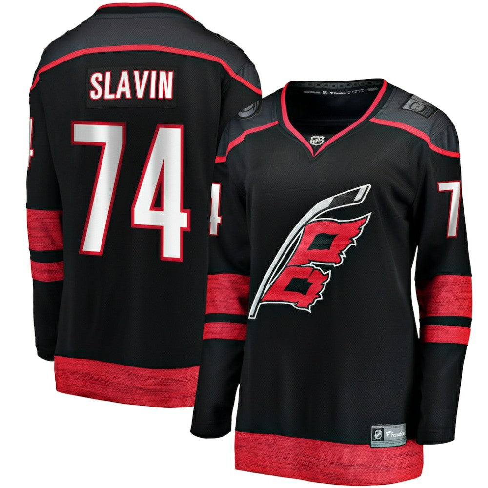 Jaccob Slavin Carolina Hurricanes Fanatics Women's Home Breakaway Player Jersey - Black | Fanatics discount