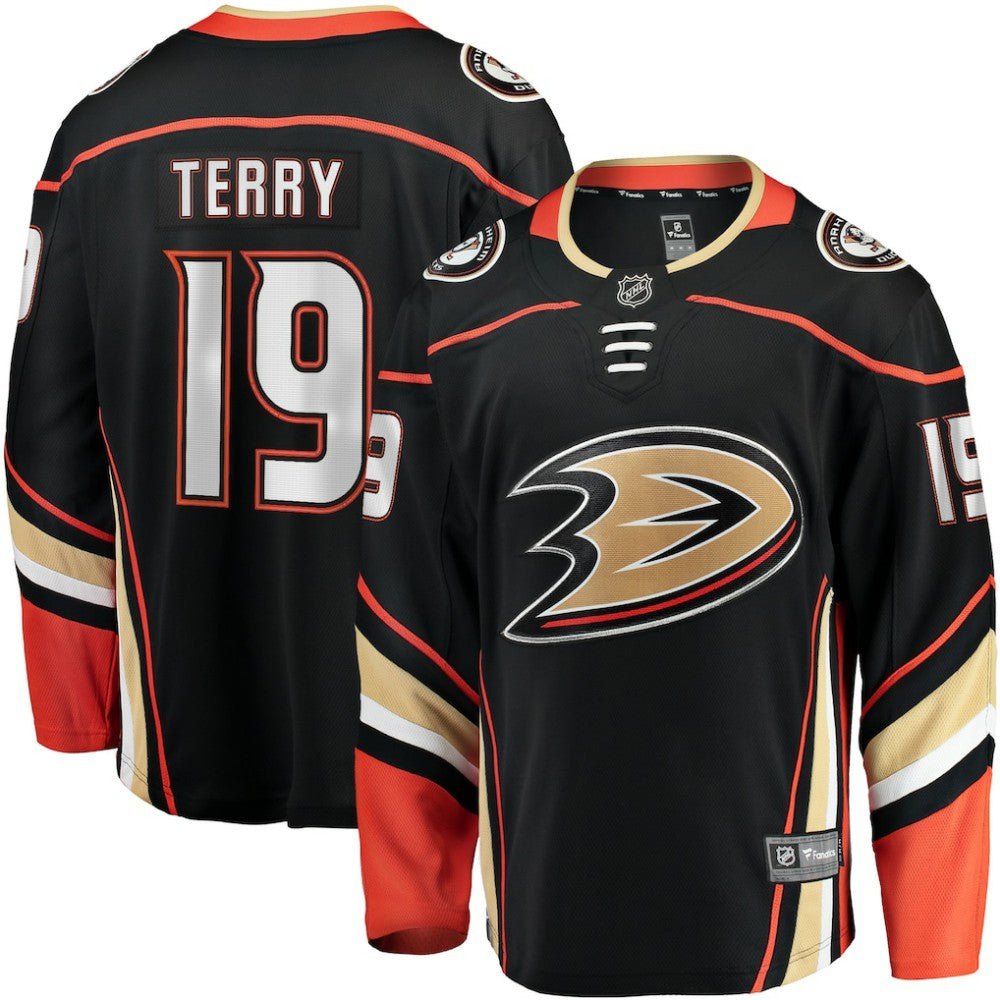 Troy Terry Anaheim Ducks Fanatics Home Team Breakaway Player Jersey - Black | Fanatics sale