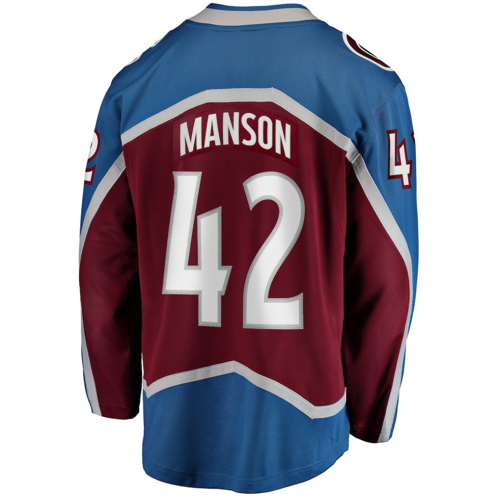 Josh Manson Colorado Avalanche Fanatics Home Breakaway Player Jersey - Burgundy | Fanatics online