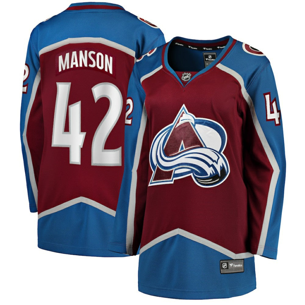 Josh Manson Colorado Avalanche Fanatics Women's Home Breakaway Player Jersey - Burgundy | Fanatics near me