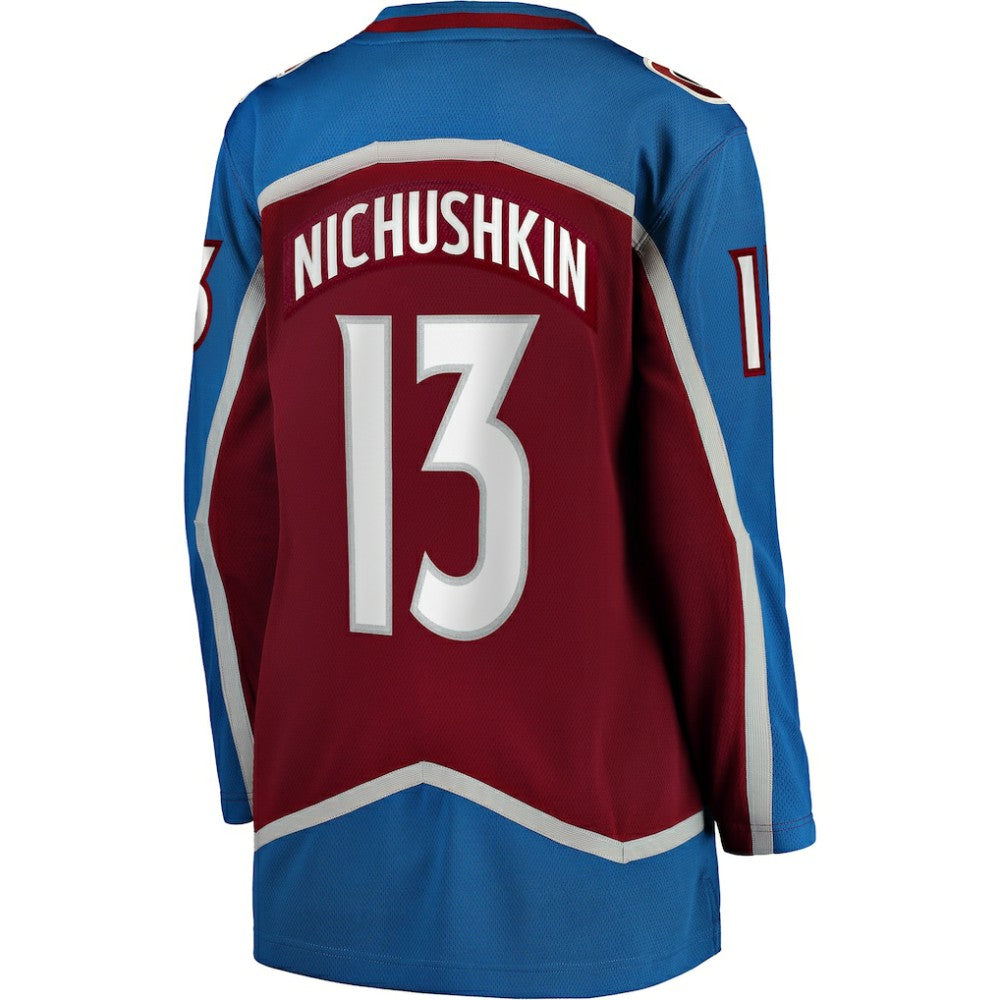 Valeri Nichushkin Colorado Avalanche Fanatics Women's Home Breakaway Player Jersey - Burgundy | Fanatics discount