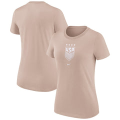 Nike - USWNT Women's Crest T-Shirt - Tan