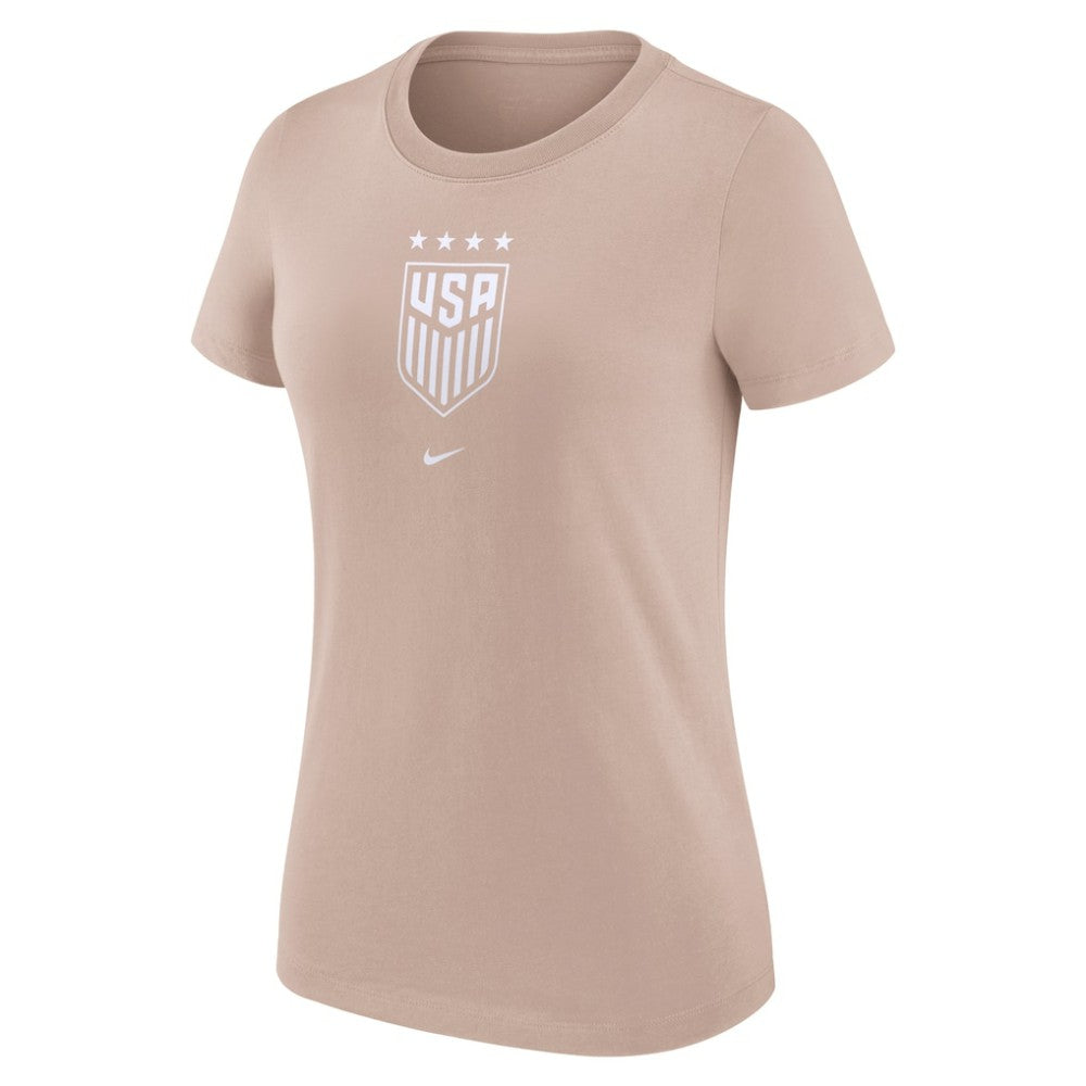 Nike - USWNT Women's Crest T-Shirt - Tan