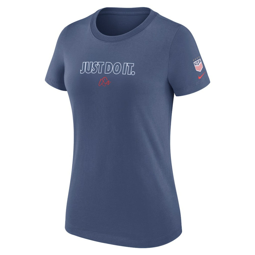 Nike - USWNT Women's Just Do It T-Shirt - Blue