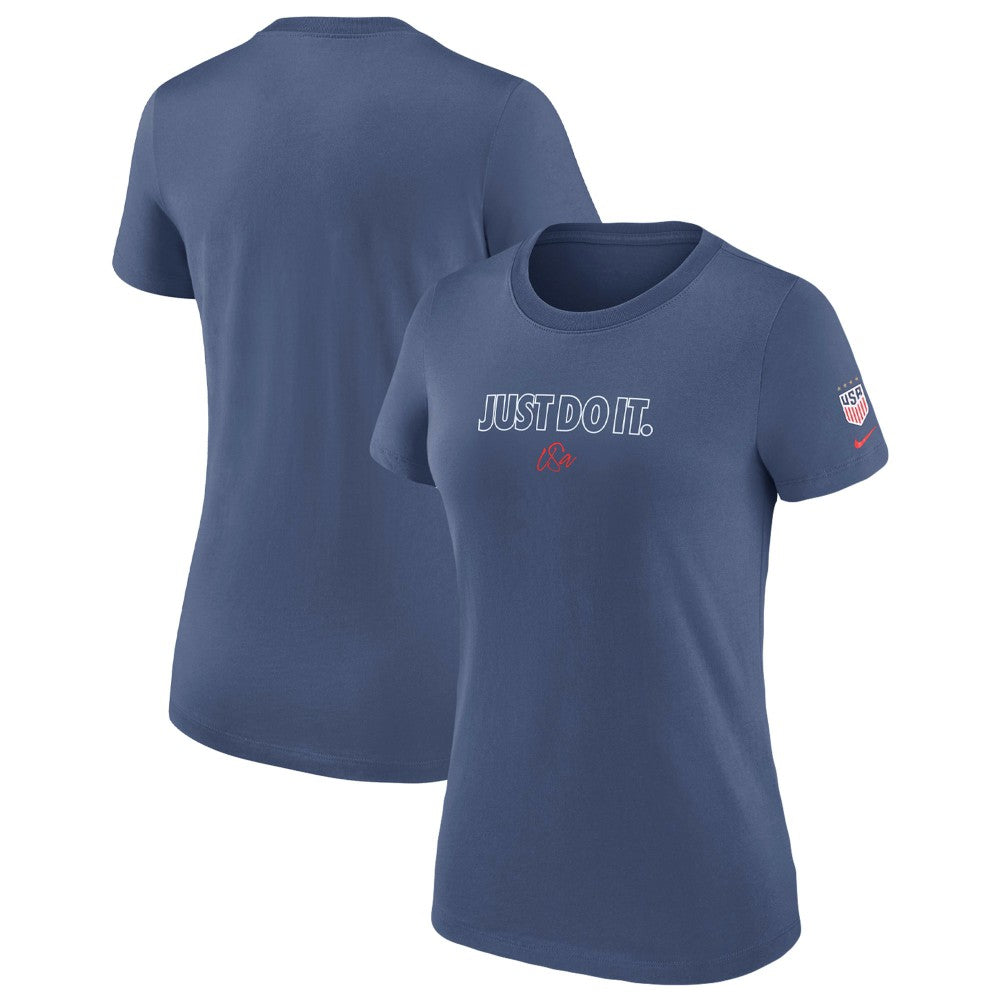 Nike - USWNT Women's Just Do It T-Shirt - Blue