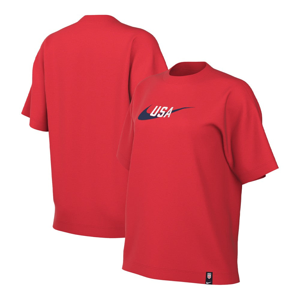 Nike - USMNT Women's Swoosh T-Shirt - Red