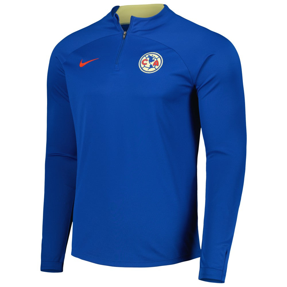 Nike - Club America Academy Pro Drill Raglan Quarter-Zip Top - Blue