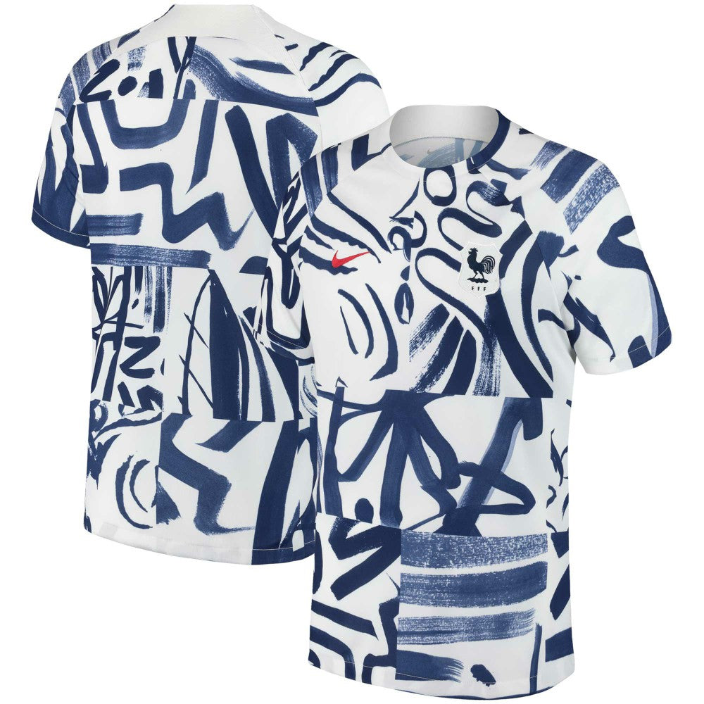 Nike - France Women's National Team 2023 Academy Pro Pre-Match Top - White