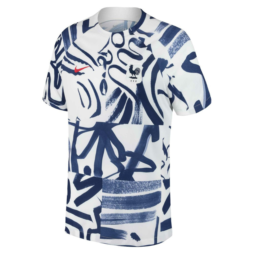 Nike - France Women's National Team 2023 Academy Pro Pre-Match Top - White