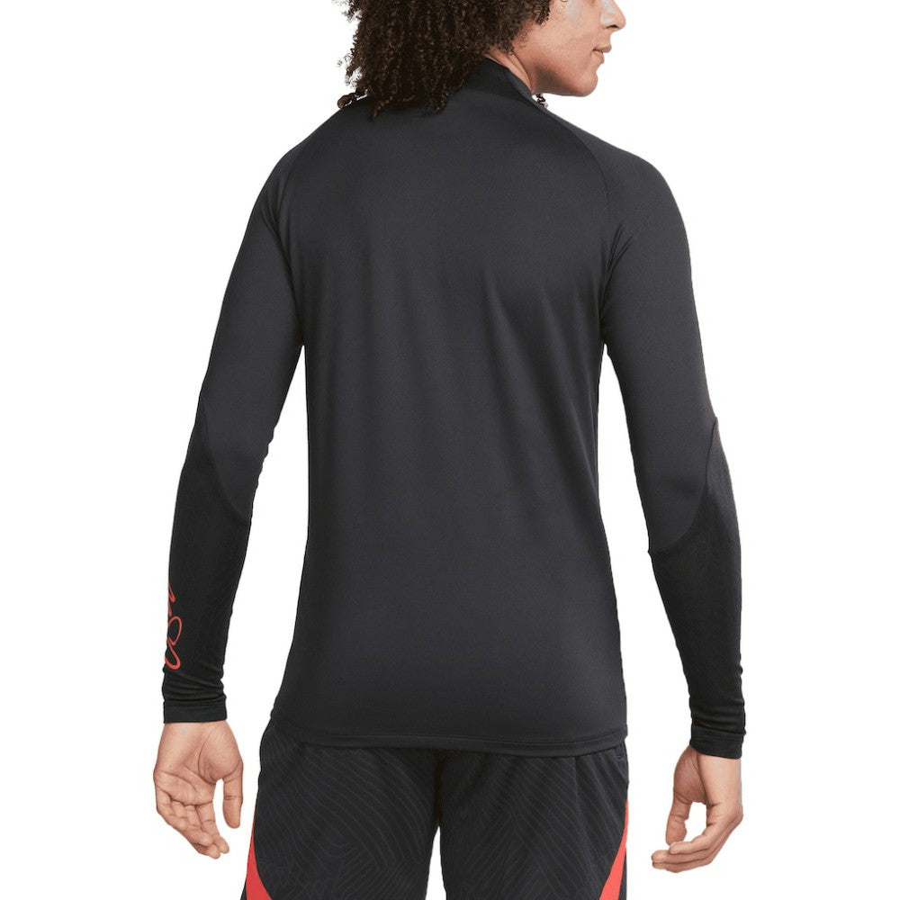 Nike - USWNT 2023 Strike Drill Performance Raglan Quarter-Zip Long Sleeve Top - Black