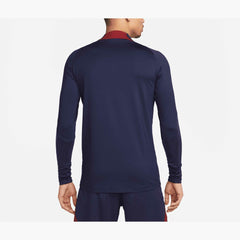 Nike - Paris Saint-Germain 2023/24 Strike Drill Performance Raglan Quarter-Zip Long Sleeve Top - Navy