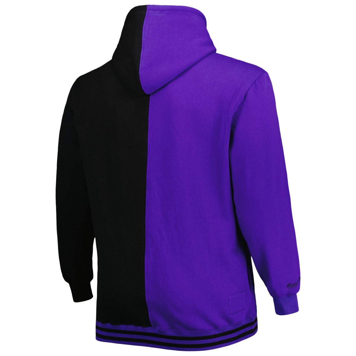 Mitchell & Ness Phoenix Suns Big & Tall Hardwood Classics Split Pullover Hoodie Purple/Black