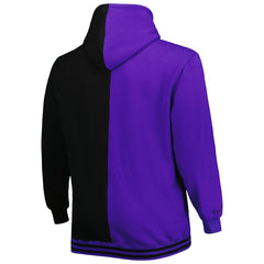 Mitchell & Ness Phoenix Suns Big & Tall Hardwood Classics Split Pullover Hoodie Purple/Black