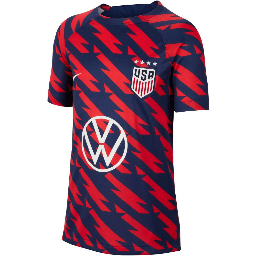 Nike - USWNT Youth 2023/24 Academy Pro Performance Pre-Match Top - Red