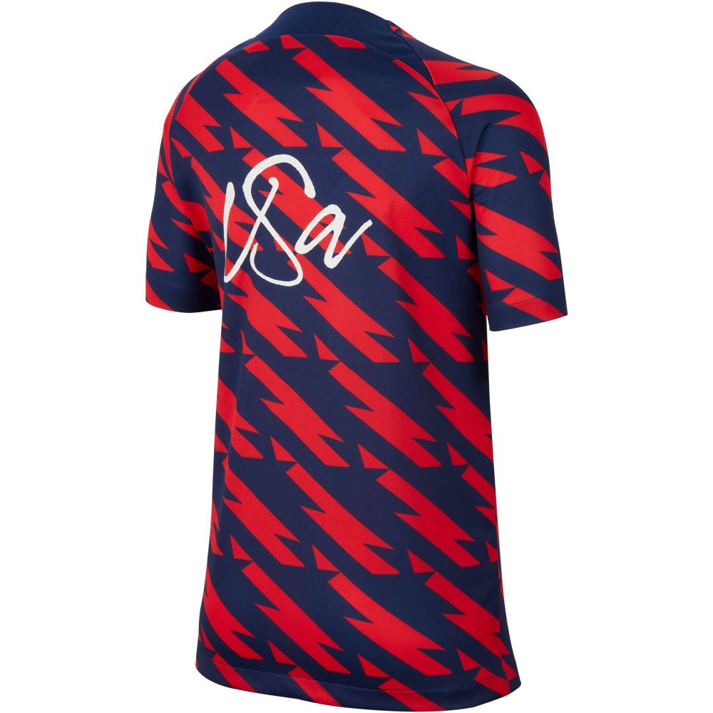 Nike - USWNT Youth 2023/24 Academy Pro Performance Pre-Match Top - Red