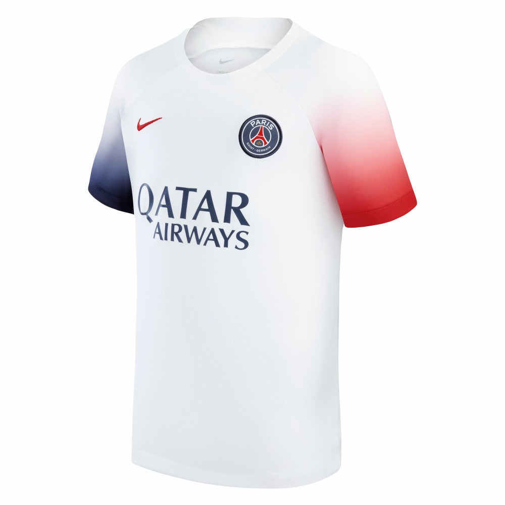 Nike - Paris Saint-Germain Youth 2023/24 Academy Pro Performance Pre-Match Top - White