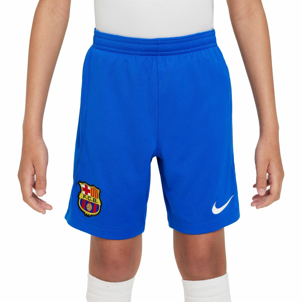 Nike - Barcelona Youth 2023/24 Away Stadium Performance Shorts - Royal