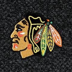 Chicago Blackhawks Antigua Course Quarter-Zip Jacket - Heathered Black | NHL near me