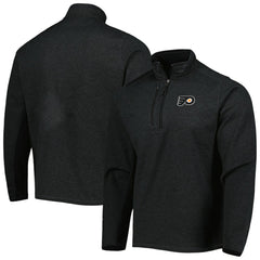 Philadelphia Flyers Antigua Course Quarter-Zip Jacket - Heathered Black | NHL discount