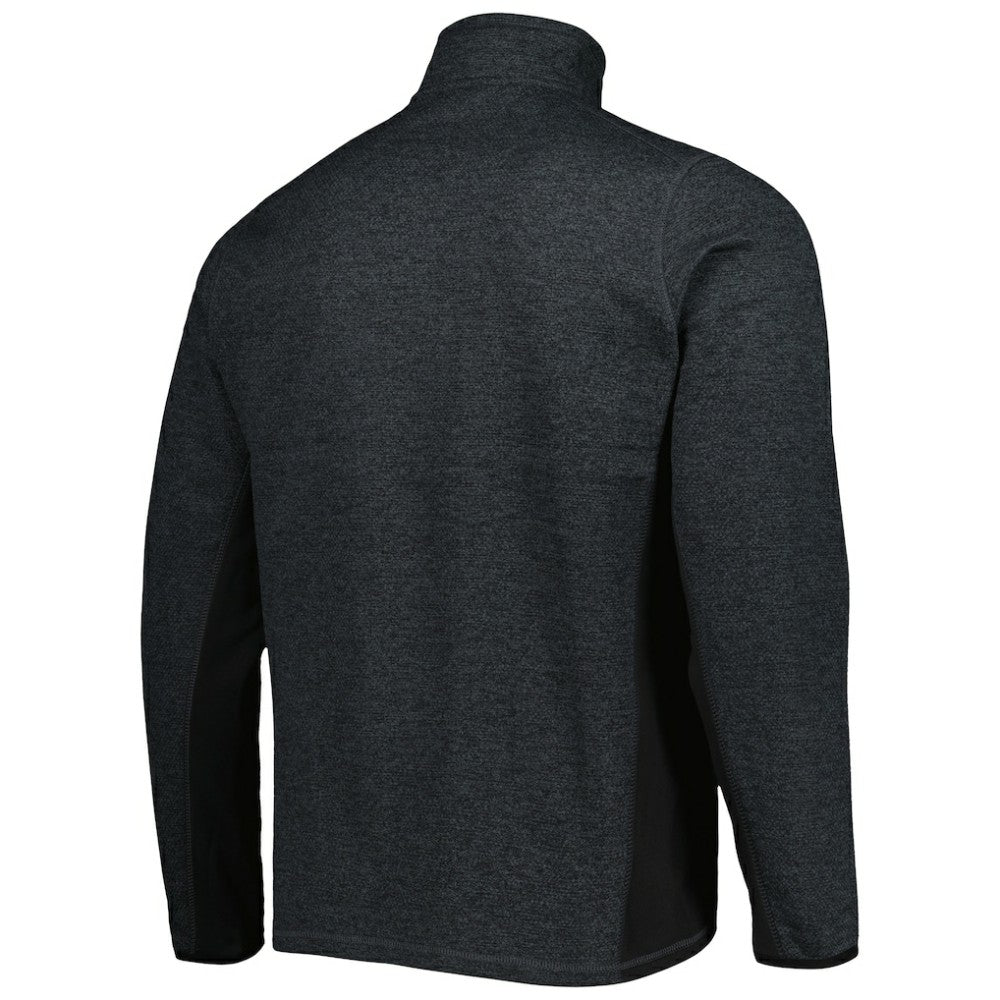 San Jose Sharks Antigua Course Quarter-Zip Jacket - Heathered Black | NHL online