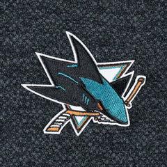 San Jose Sharks Antigua Course Quarter-Zip Jacket - Heathered Black | NHL online