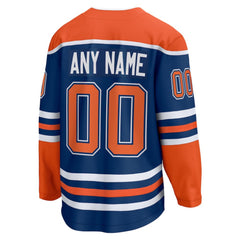 Edmonton Oilers Fanatics Home Breakaway Custom Jersey - Royal | Fanatics Clearance