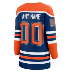 Edmonton Oilers Fanatics Women's Home Breakaway Custom Jersey - Royal | Fanatics Clearance
