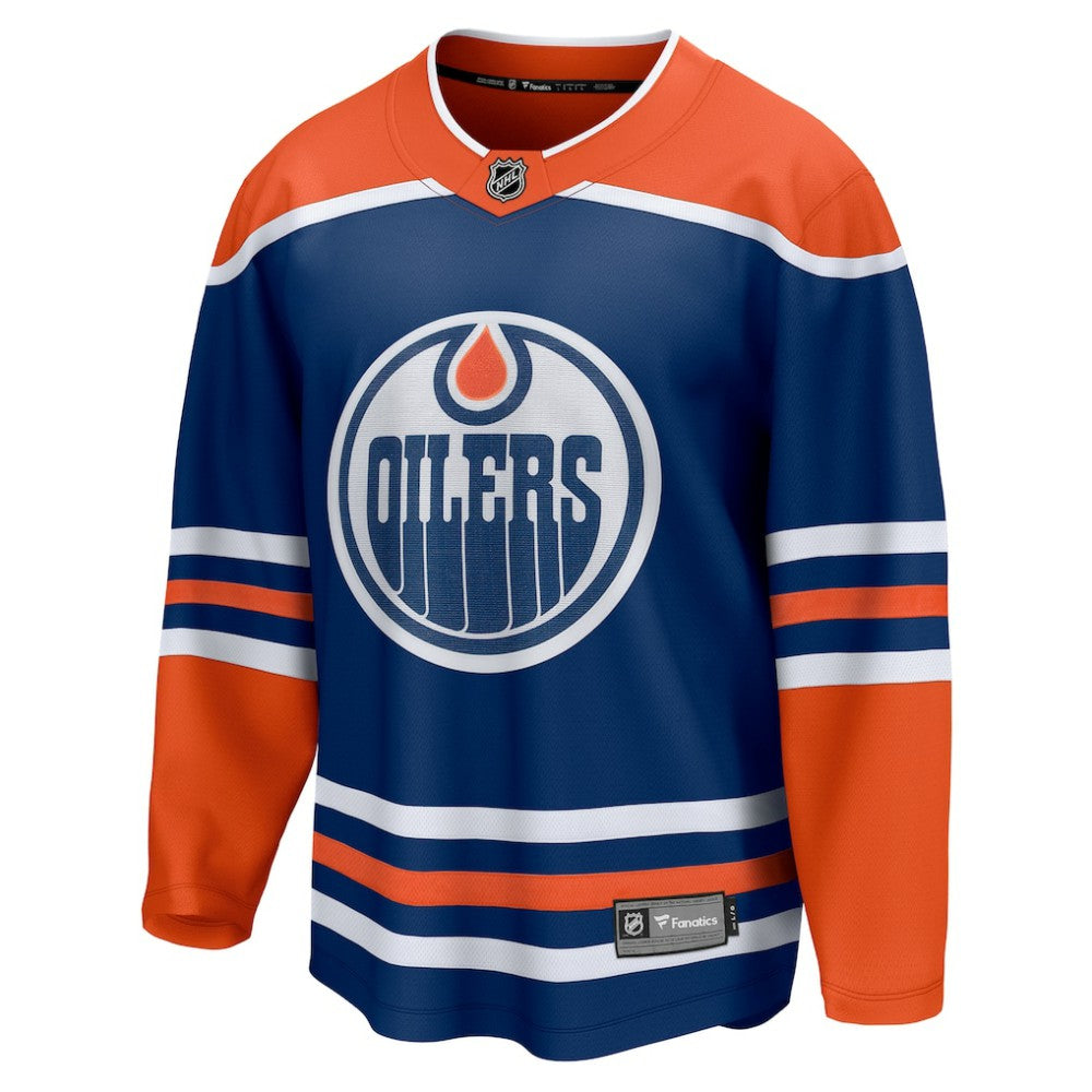 Edmonton Oilers Fanatics Home Breakaway Blank Jersey - Royal | Fanatics online