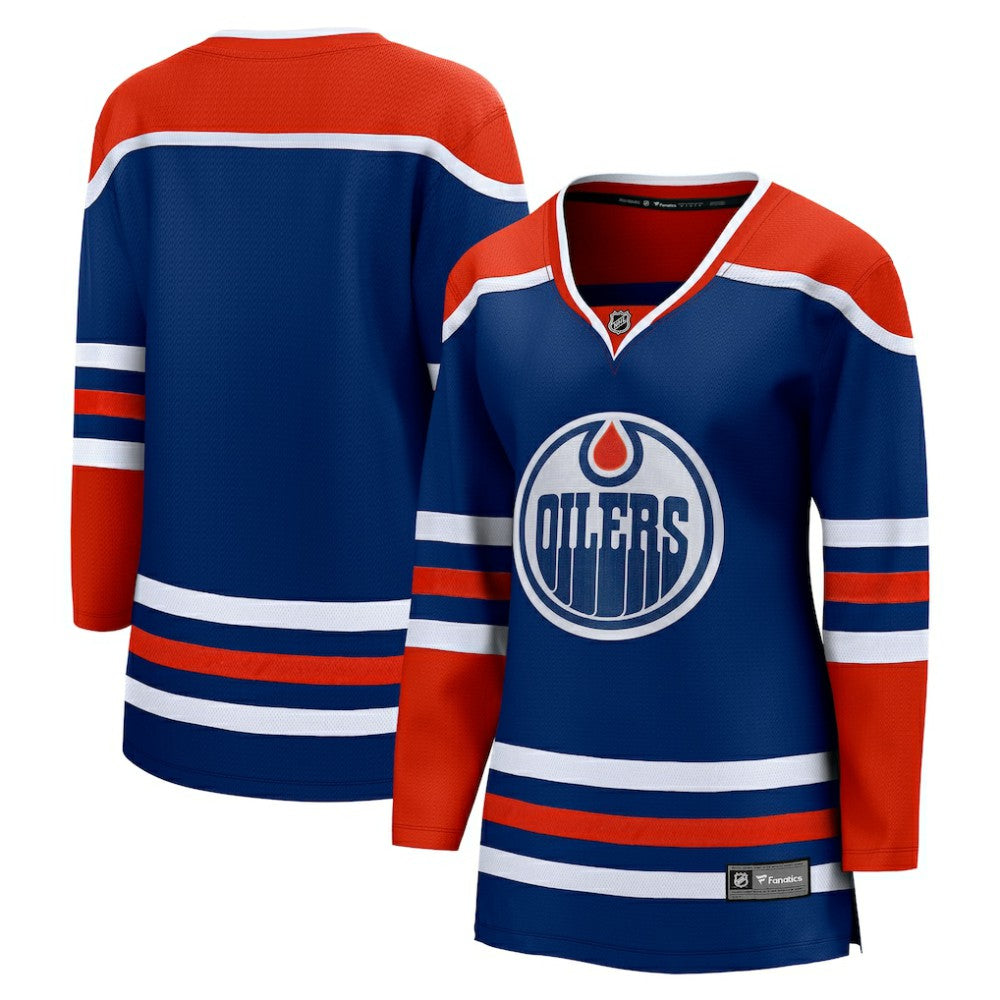 Edmonton Oilers Fanatics Women's Home Breakaway Blank Jersey - Royal | Fanatics sale
