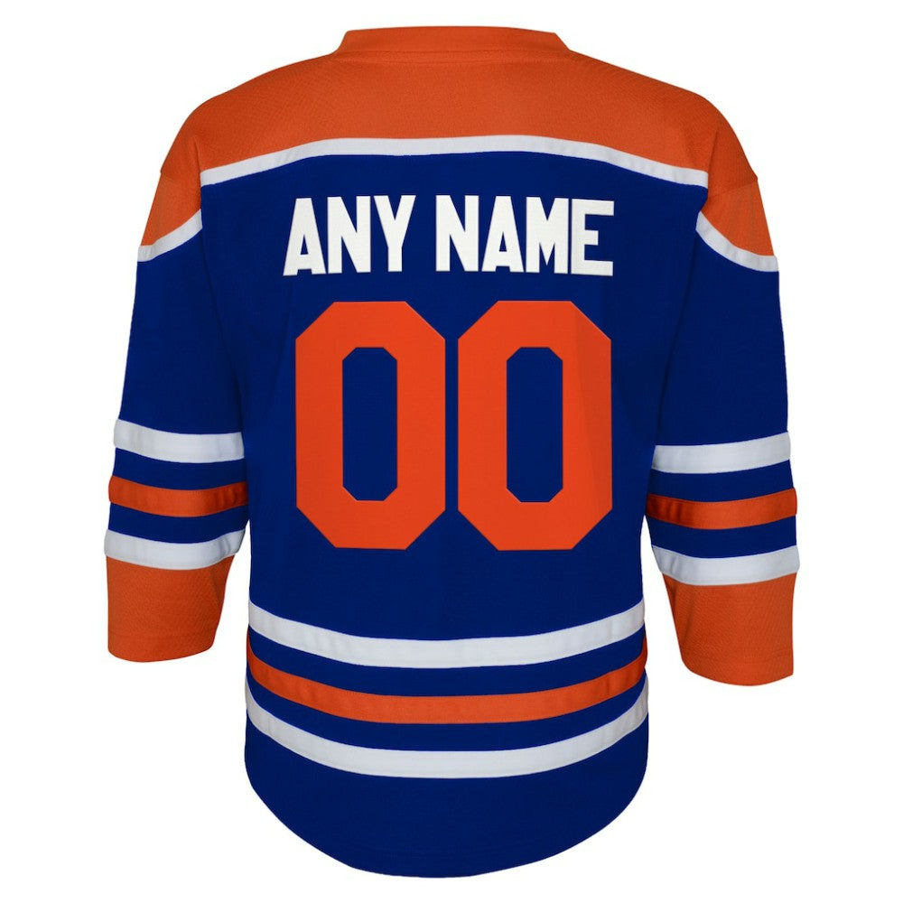 Edmonton Oilers Youth Home Replica Custom Jersey - Royal | NHL sale