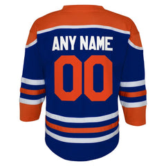 Edmonton Oilers Youth Home Replica Custom Jersey - Royal | NHL sale