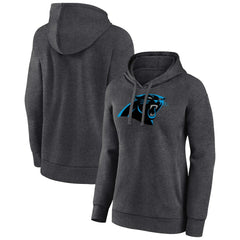 Carolina Panthers Women's Primary Logo Pullover Hoodie - Charcoal - NFL