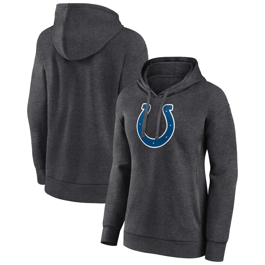 Indianapolis Colts Women's Primary Logo Pullover Hoodie - Charcoal - NFL
