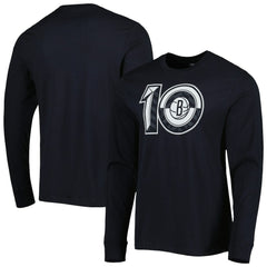 47 brand Brooklyn Nets '47 10th Anniversary Super Rival Long Sleeve T-Shirt Black