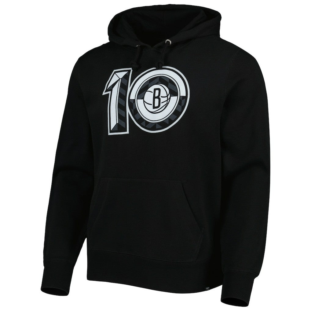 47 brand Brooklyn Nets '47 10th Anniversary Headline Pullover Hoodie Black