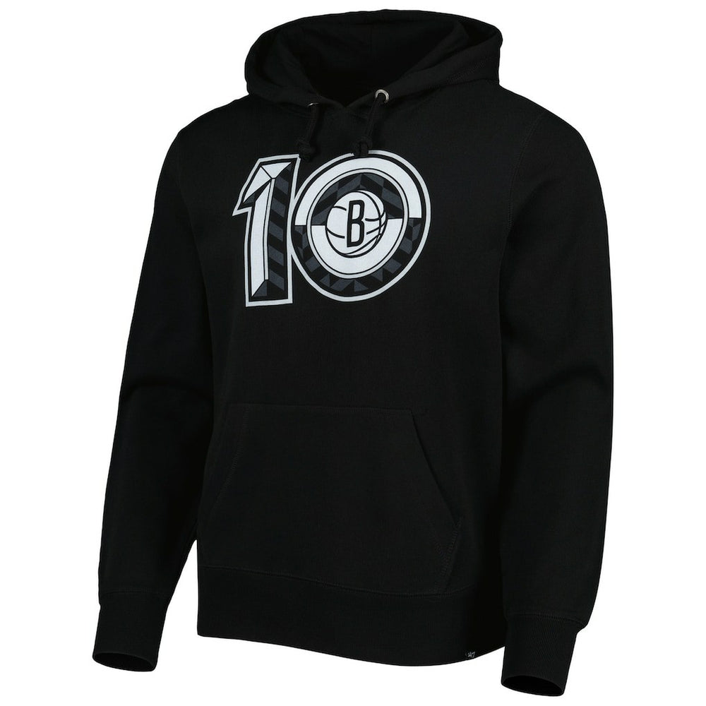 47 brand Brooklyn Nets '47 10th Anniversary Headline Pullover Hoodie Black