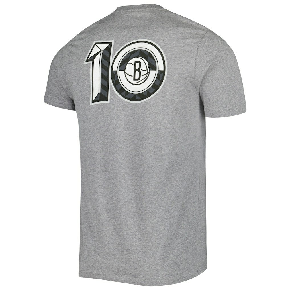 47 brand Brooklyn Nets '47 10th Anniversary Backer T-Shirt Heather Gray