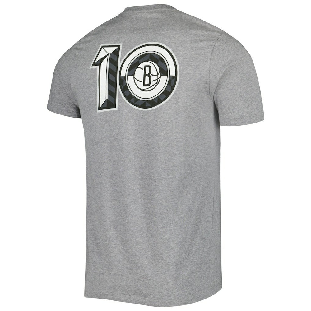 47 brand Brooklyn Nets '47 10th Anniversary Backer T-Shirt Heather Gray