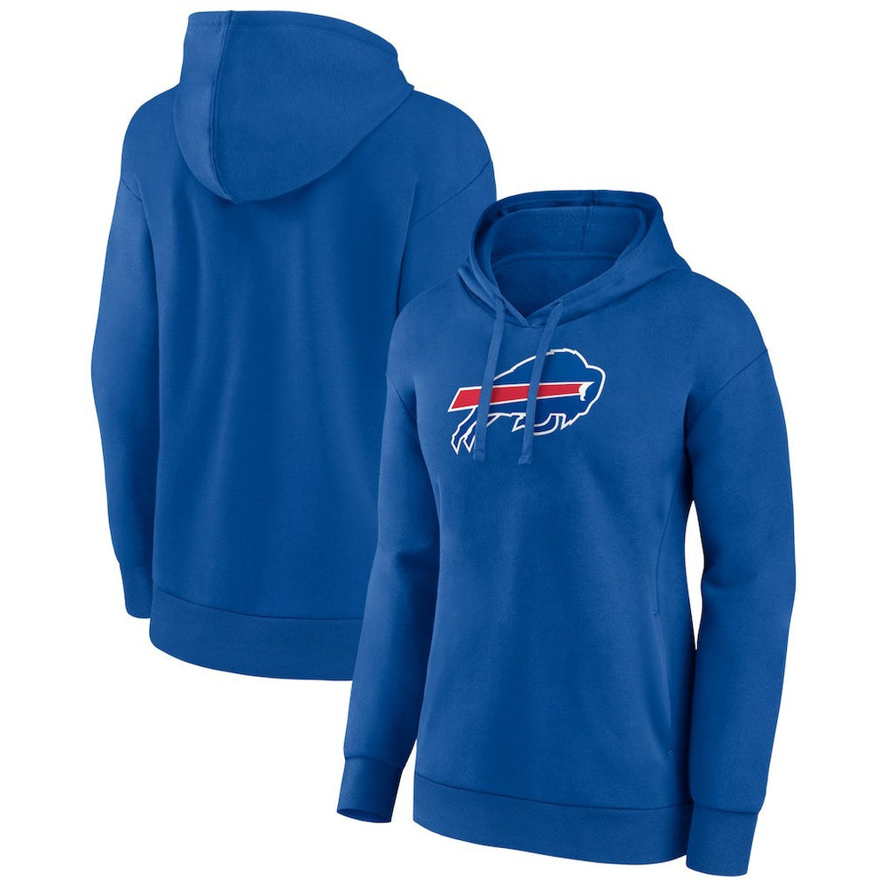 Buffalo Bills Women's Primary Logo Pullover Hoodie - Royal - NFL