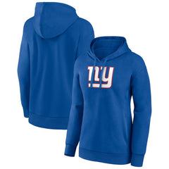 New York Giants Women's Primary Logo Pullover Hoodie - Royal - NFL